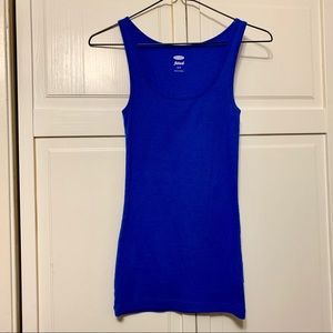 Old navy blue tank